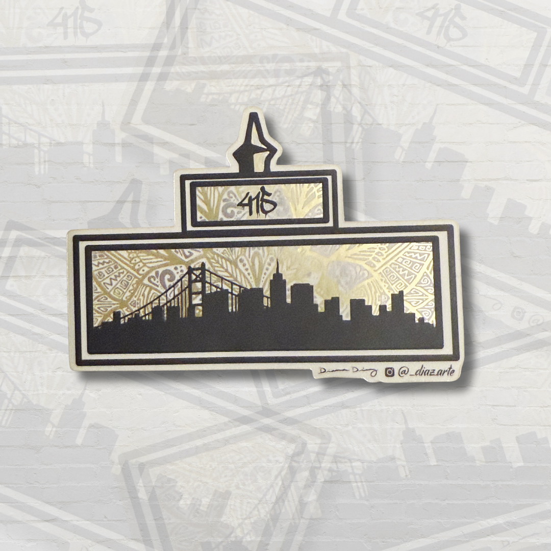 415 Street Sign Sticker