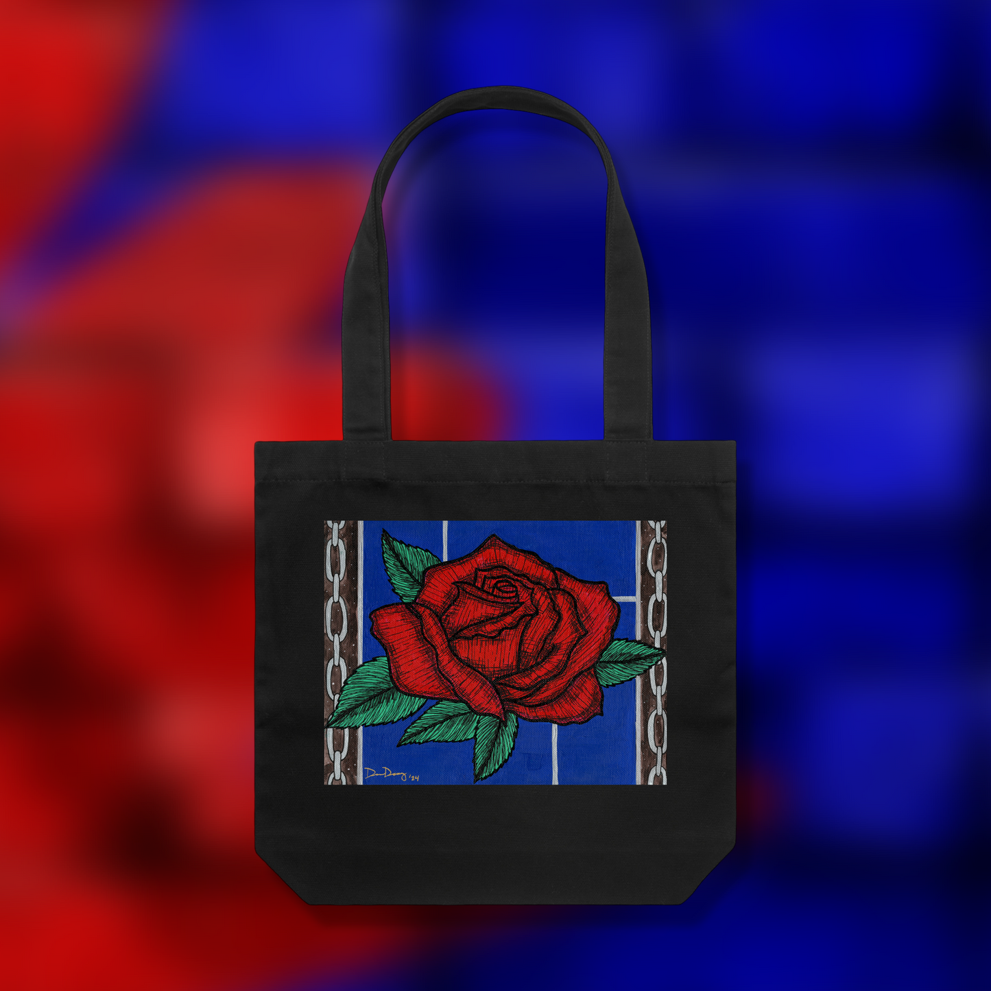 Rosa de la Mission Tote Bag