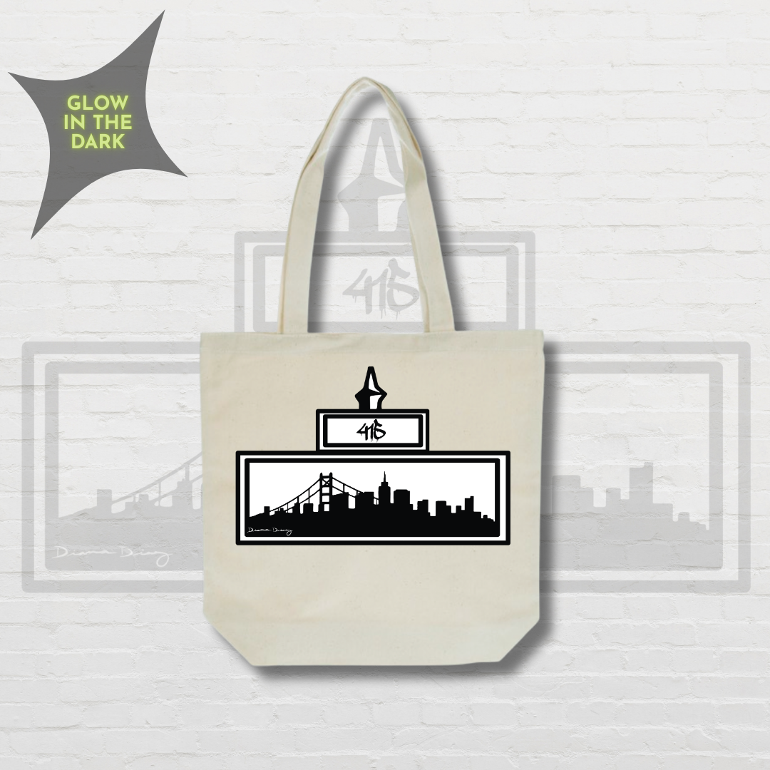 415 Street Sign Tote Bag