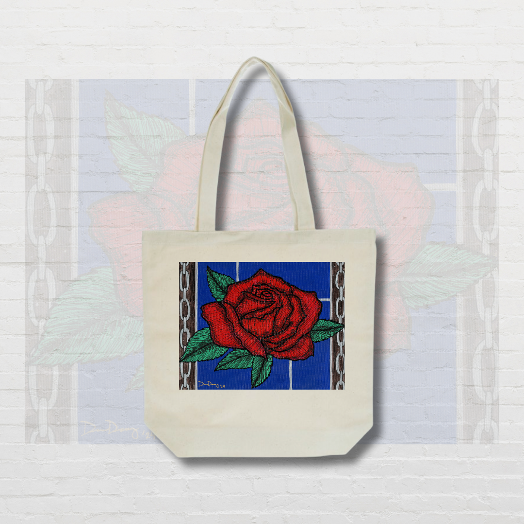 Rosa de la Mission Tote Bag