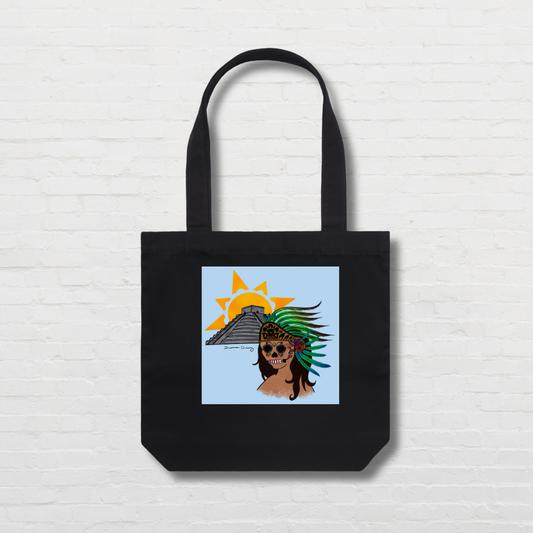 Mujer Azteca Tote Bag