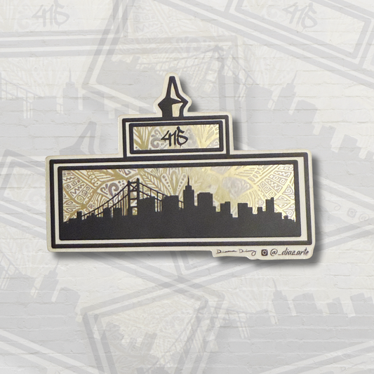 415 Street Sign Sticker