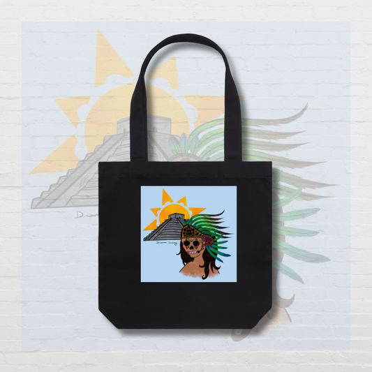Mujer Azteca Tote Bag