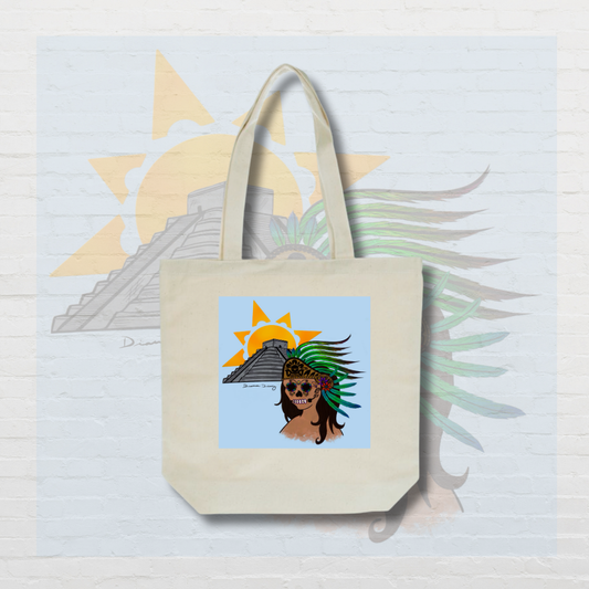 Mujer Azteca Tote Bag