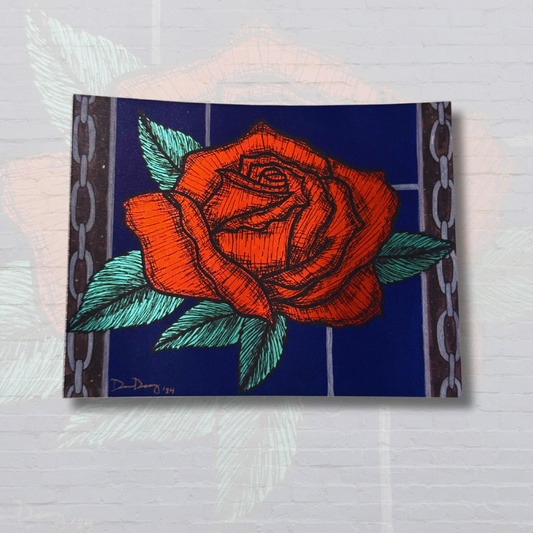 Rosa de la Mission Sticker