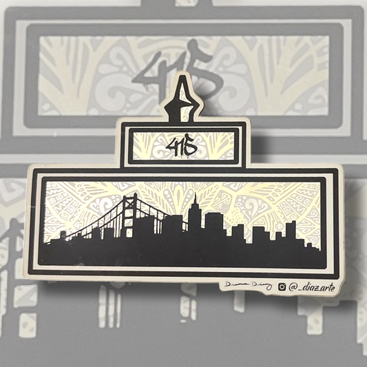 415 Street Sign Sticker