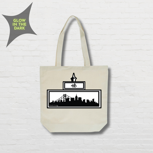 415 Street Sign Tote Bag