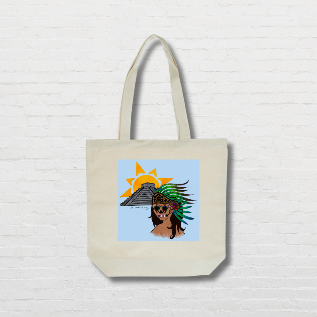 Mujer Azteca Tote Bag