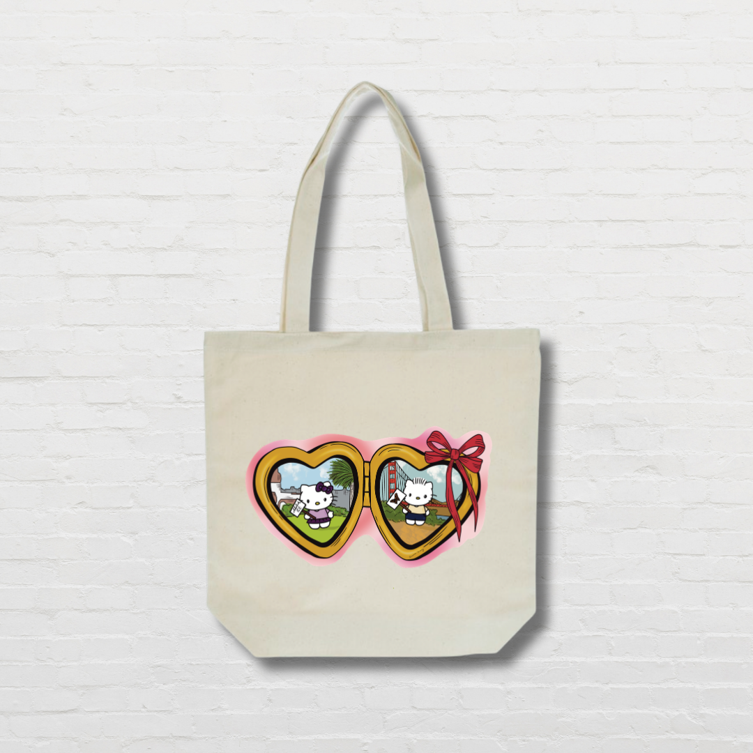 HK Power Couple Tote Bag
