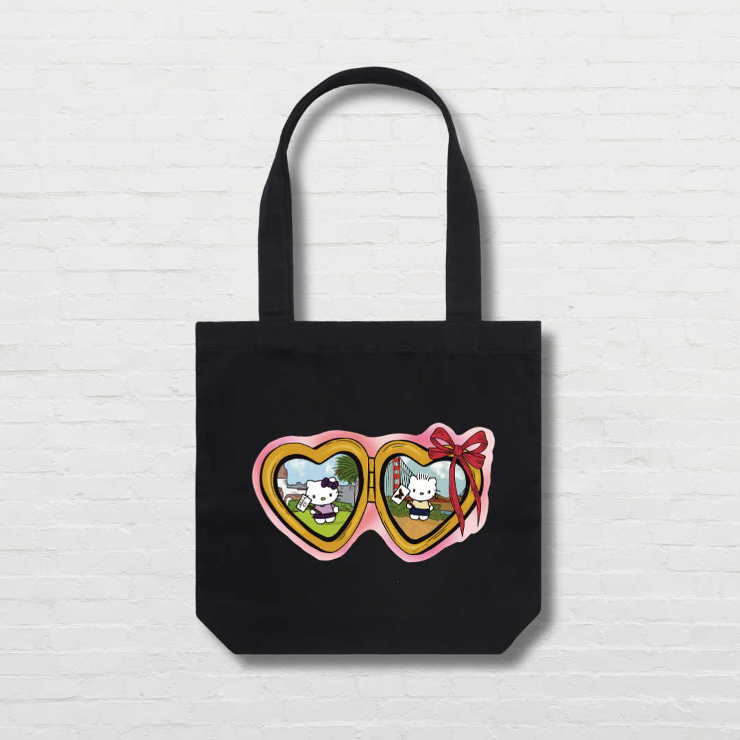 HK Power Couple Tote Bag