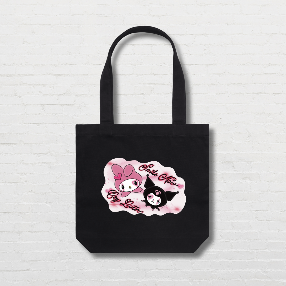 Smile Now, Cry Later Tote Bag